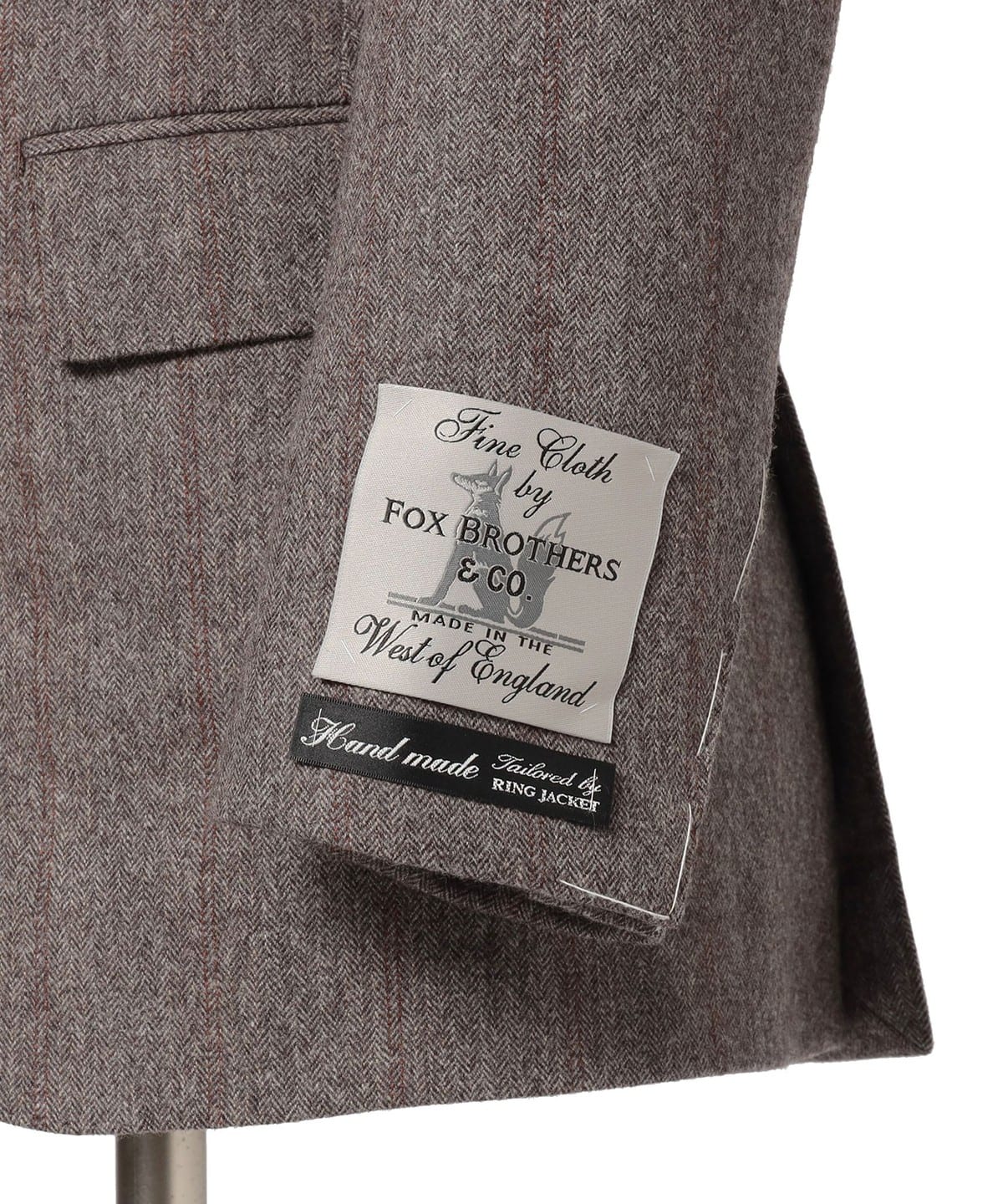 BEAMS F（ビームスF）HANDMADE FOX BROTHERS ウール ヘリンボーン