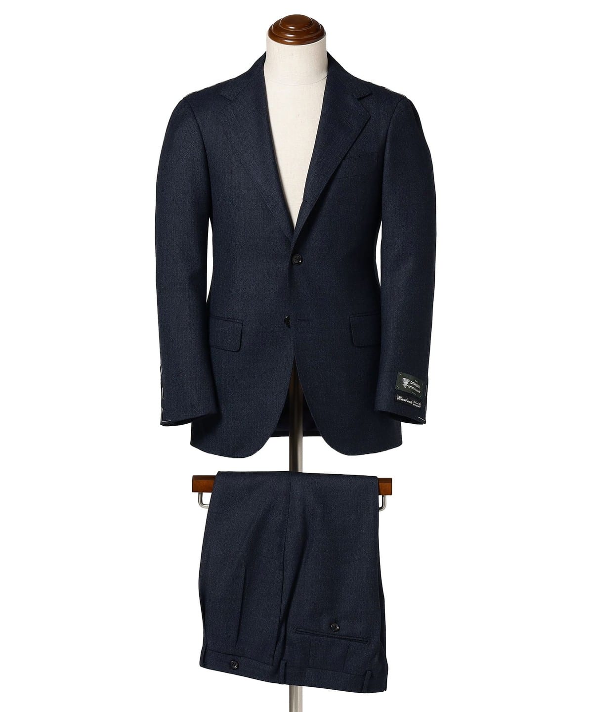 BEAMS F（ビームスF）HANDMADE DORMEUIL ウール メランジ スーツ