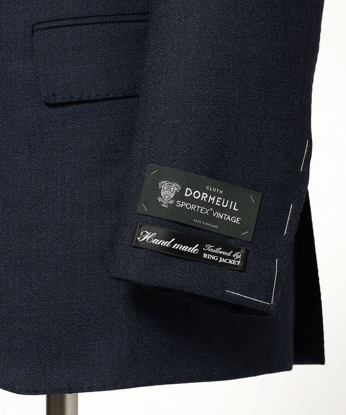 ビームスF ダークネイビー 秋冬 ビジネススーツ クリーニング済