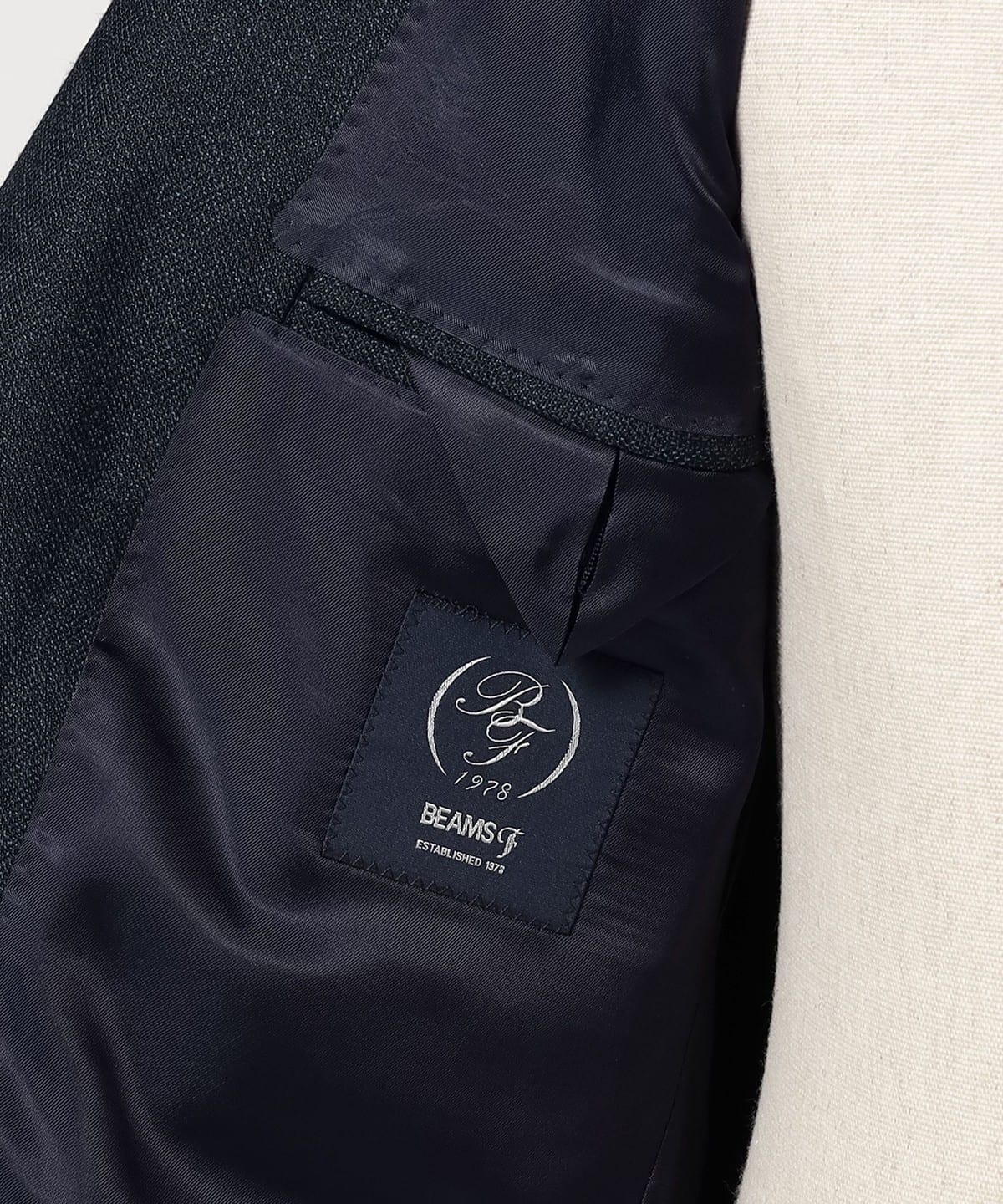 BEAMS F（ビームスF）HANDMADE DORMEUIL ウール メランジ スーツ