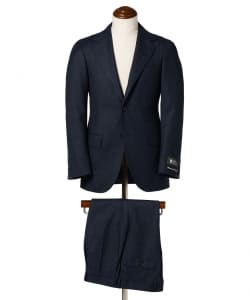 HANDMADE DORMEUIL ウール メランジ スーツ