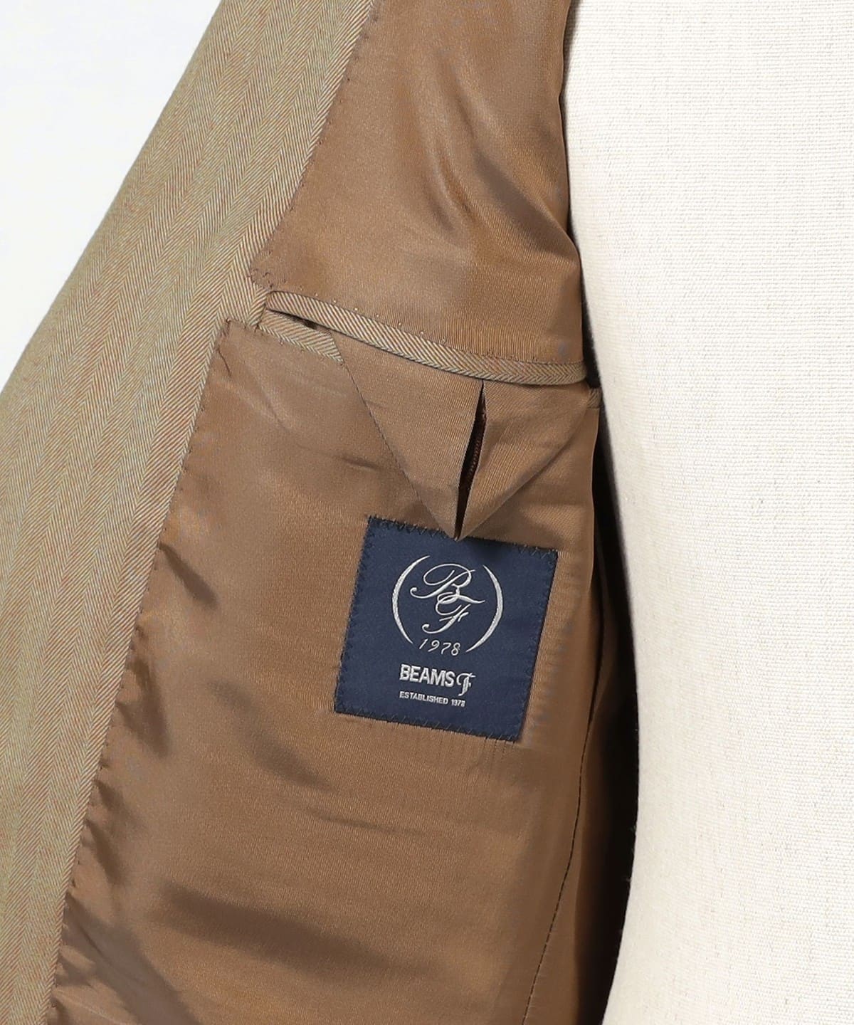 BEAMS F（ビームスF）HANDMADE WILLIAM HALSTEAD ウール ヘリンボーン