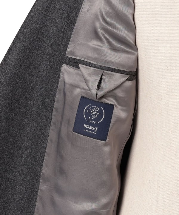 BEAMS F（ビームスF）HANDMADE ウール グレーフランネル ダブル