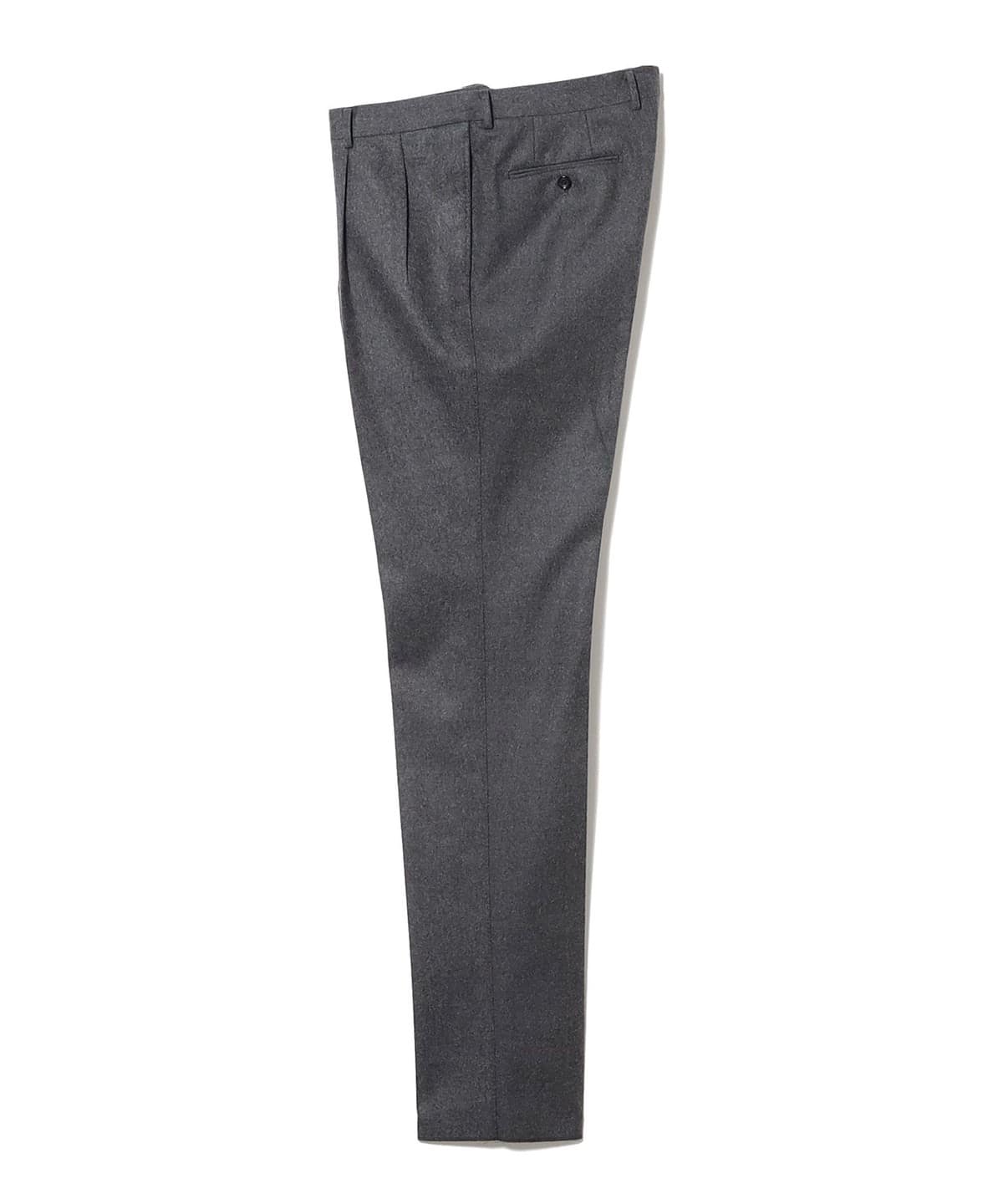 BEAMS F（ビームスF）HANDMADE ウール グレーフランネル ダブル