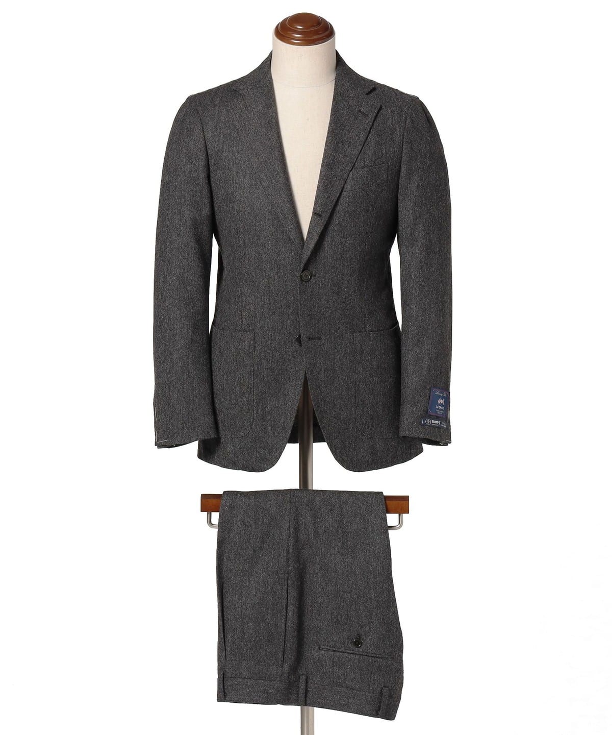 EASY ABRAHAM MOON ウール ホームスパン スーツ スーツ・ネクタイ MEN CHARCOAL. G 50 EASY ABRAHAM MOON ウール ホームスパン スーツ スーツ・ネクタイ MEN CHARCOAL. G 50