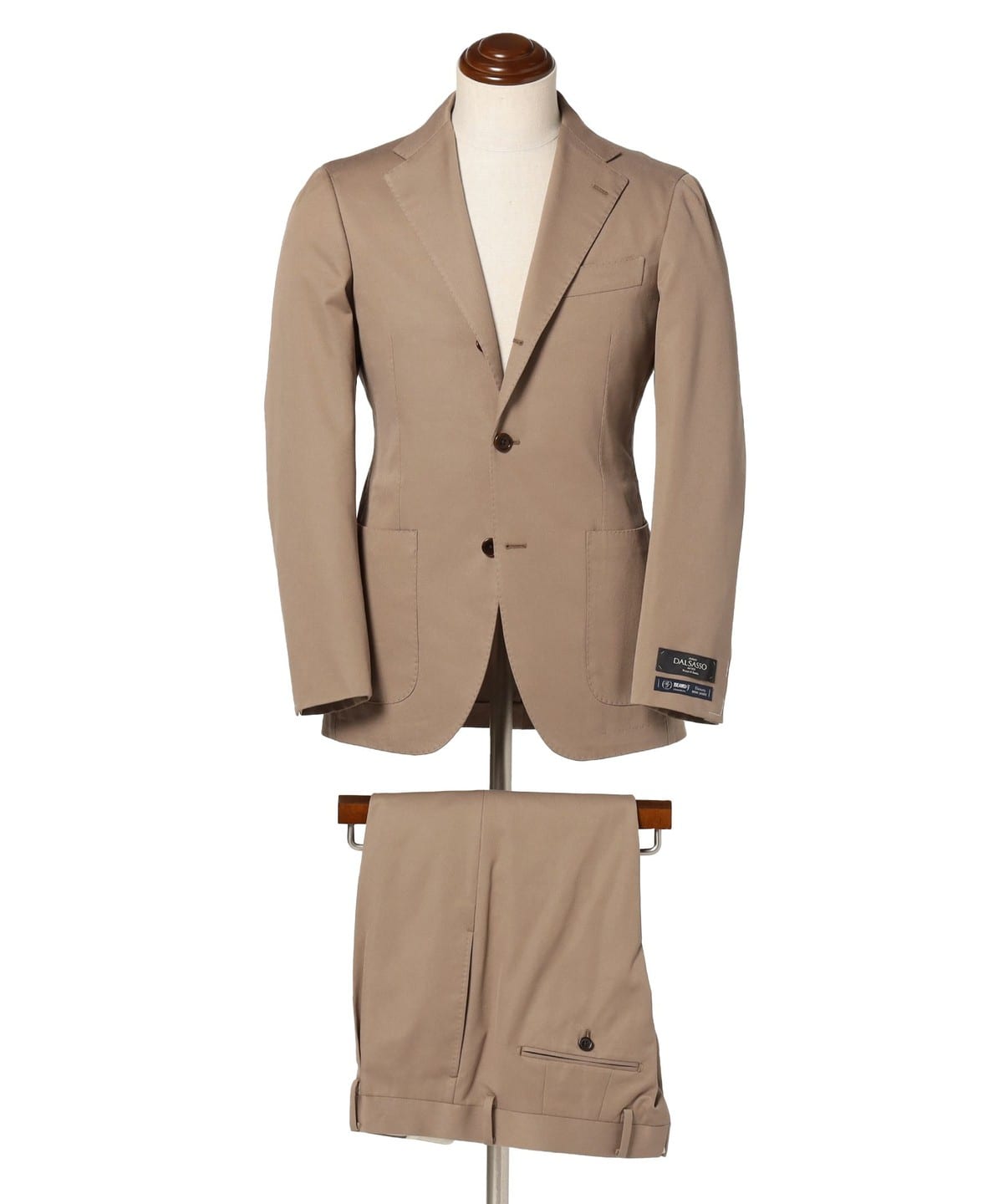 EASY DALSASSO コットンポリエステル ベージュ スーツ スーツ・ネクタイ MEN BEIGE 44 EASY DALSASSO コットンポリエステル ベージュ スーツ スーツ・ネクタイ MEN BEIGE 44