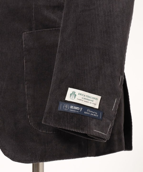 BEAMS F（ビームスF）EASY DUCA VISCONTI コーデュロイ スーツ