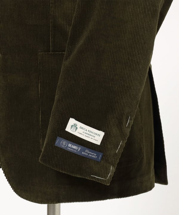 BEAMS F（ビームスF）EASY DUCA VISCONTI コーデュロイ スーツ（スーツ