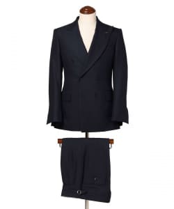 【別注】MAXIMILIAN MOGG / ウール シャドウストライプ ダブルブレスト スーツ