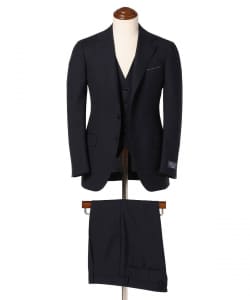 BEAMS F EXCLUSIVE FABRIC ウール 3ピース スーツ