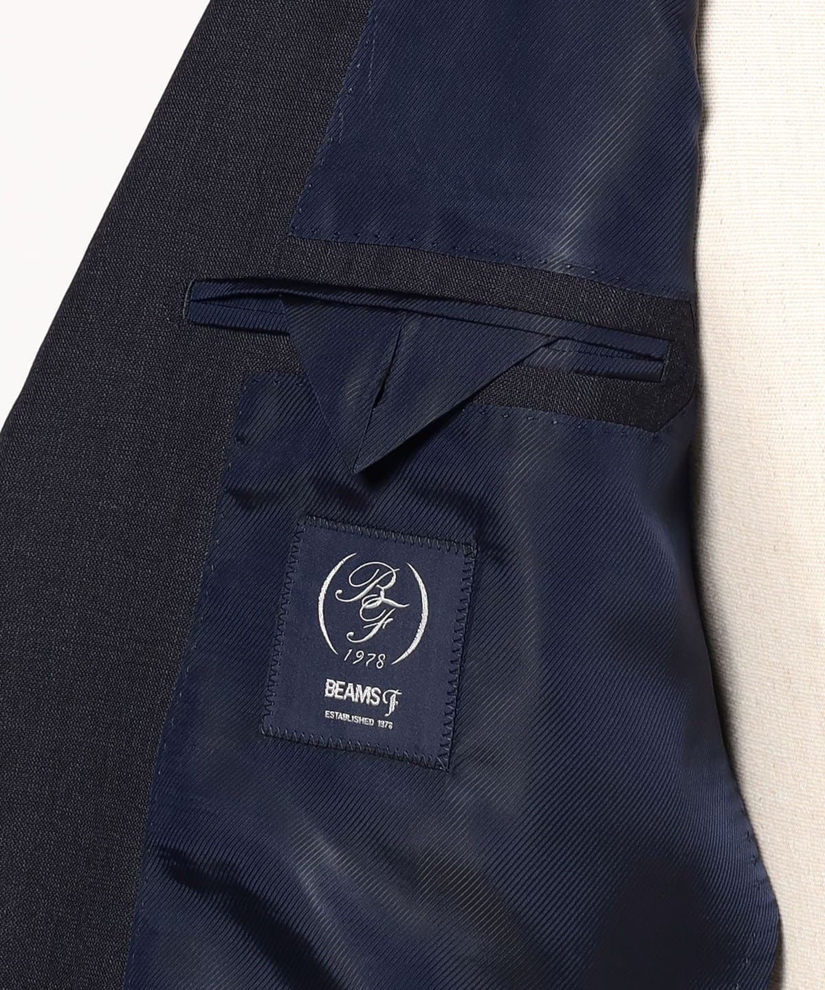 BEAMS F（ビームスF）V.B.CANONICO ウール ソリッド スーツ（スーツ