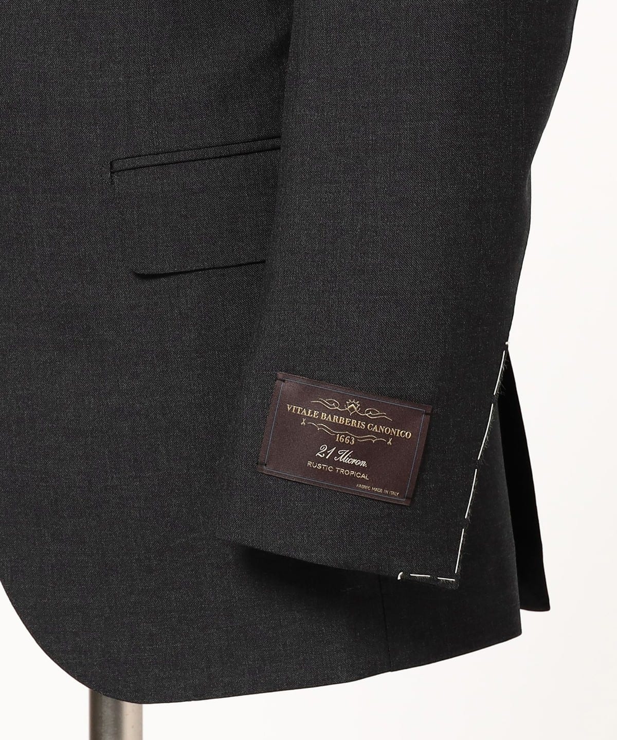 BEAMS F（ビームスF）V.B.CANONICO ウール ソリッド スーツ（スーツ