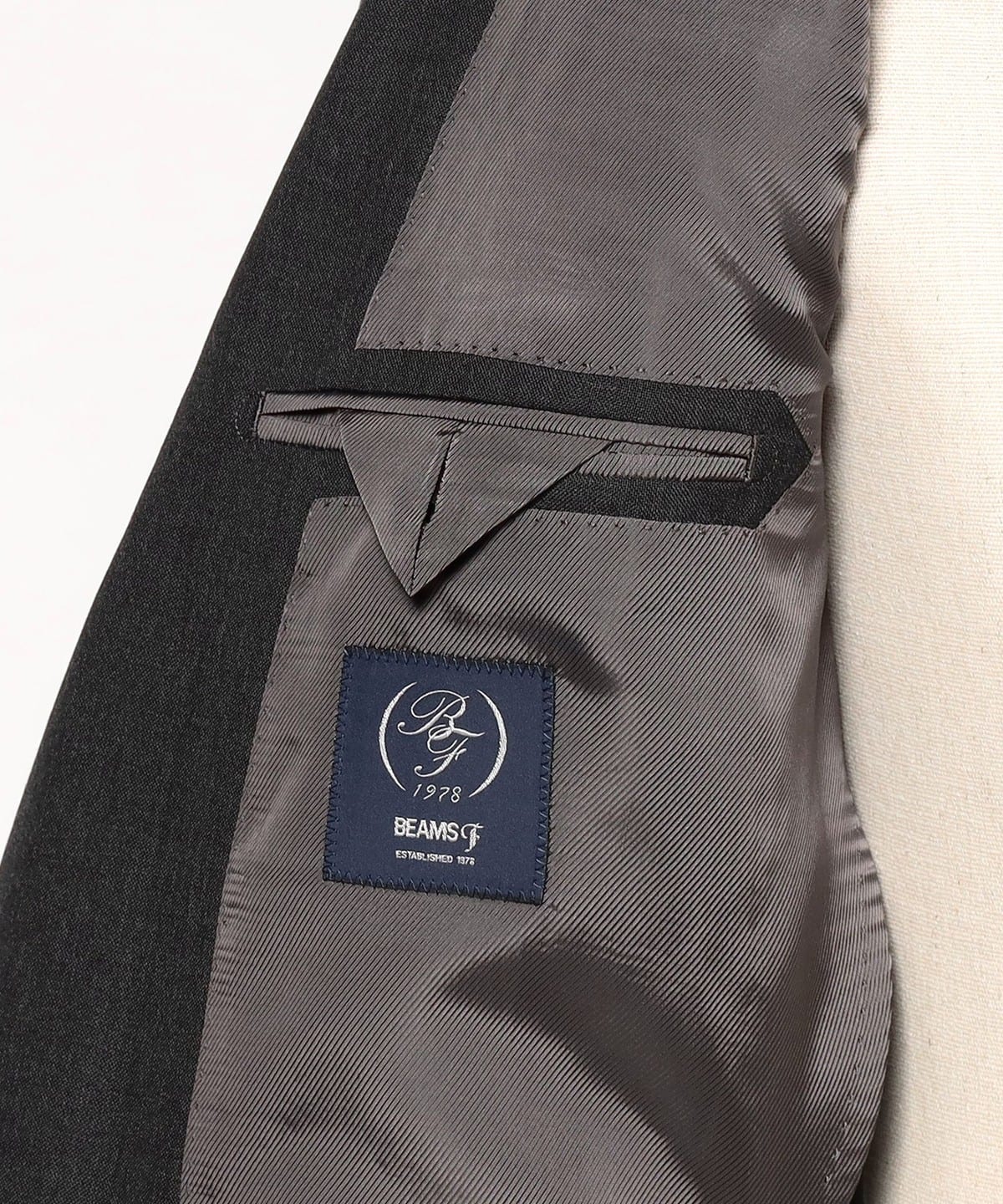 BEAMS F（ビームスF）V.B.CANONICO ウール ソリッド スーツ（スーツ
