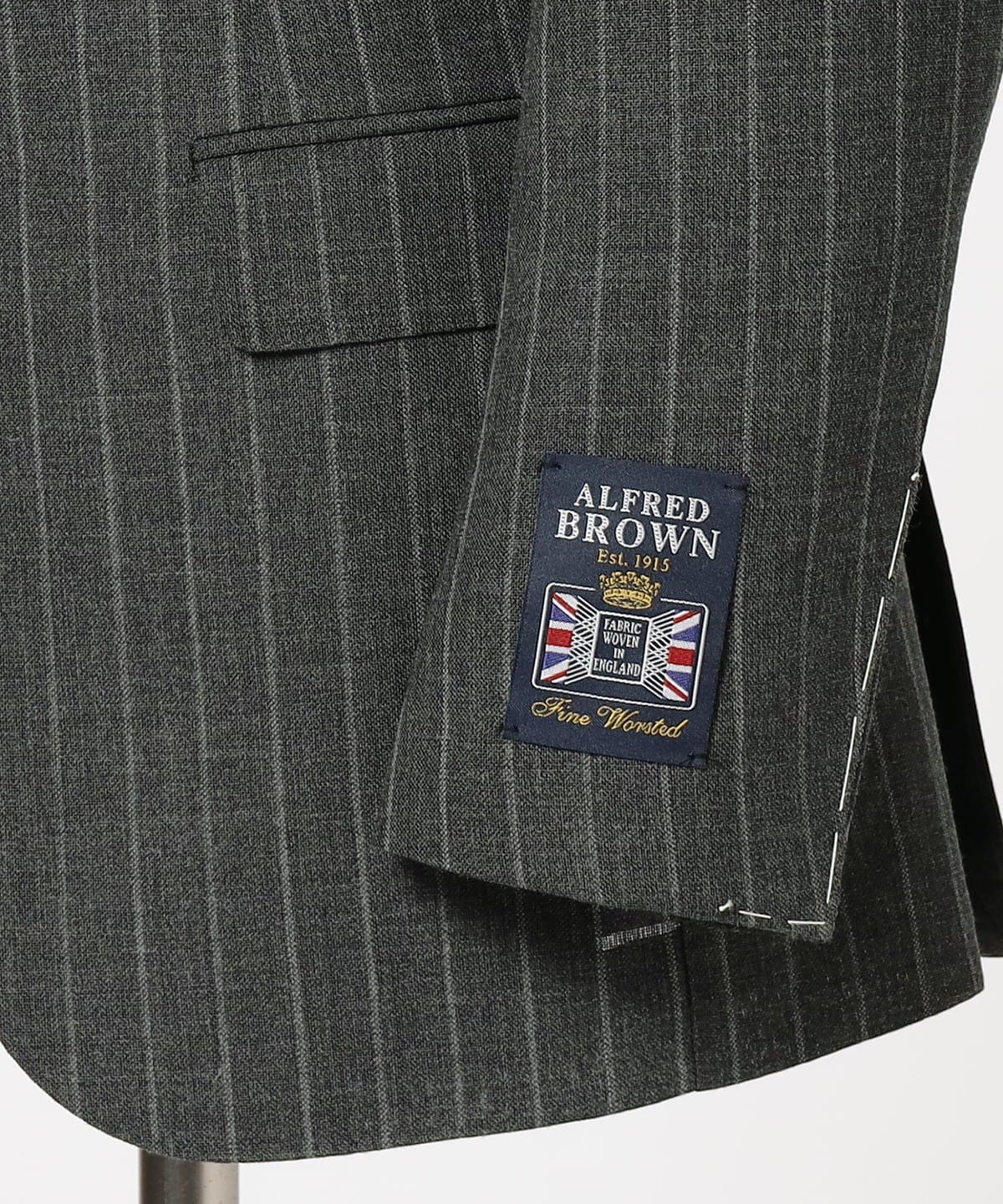 BEAMS F（ビームスF）【8/6再値下げ】ALFRED BROWN ウール ストライプ