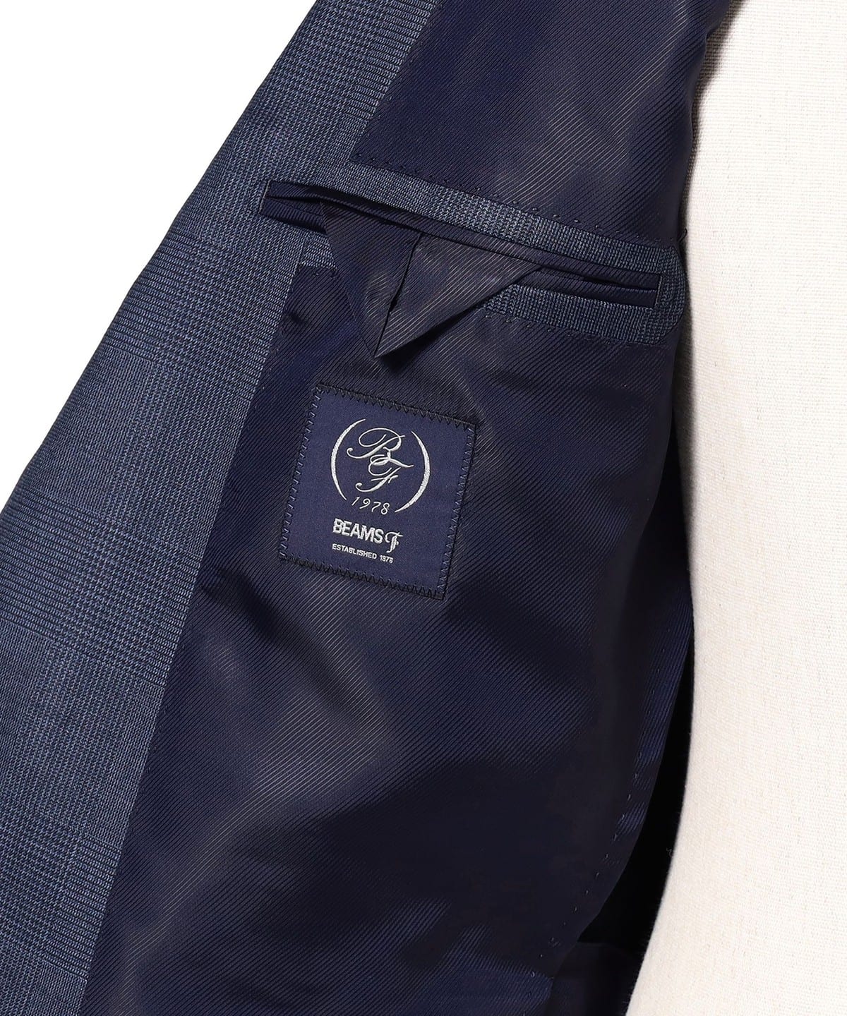 BEAMS F（ビームスF） LORO PIANA FABRIC ウール グレンプレイド