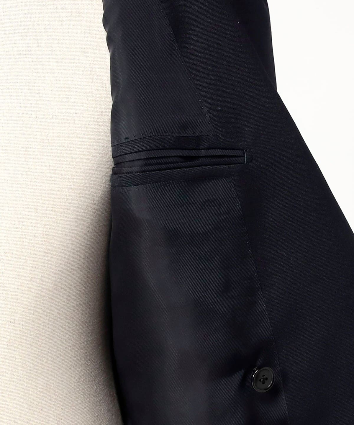 BEAMS F (BEAMS F) Wool Mohair Solid Color Double Breasted Suit