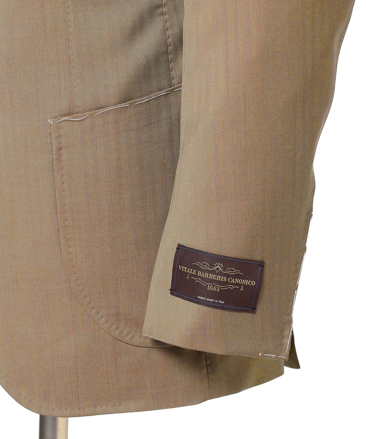 BEAMS F（ビームスF）VITALE BARBERIS CANONICO ウール ヘリンボーン