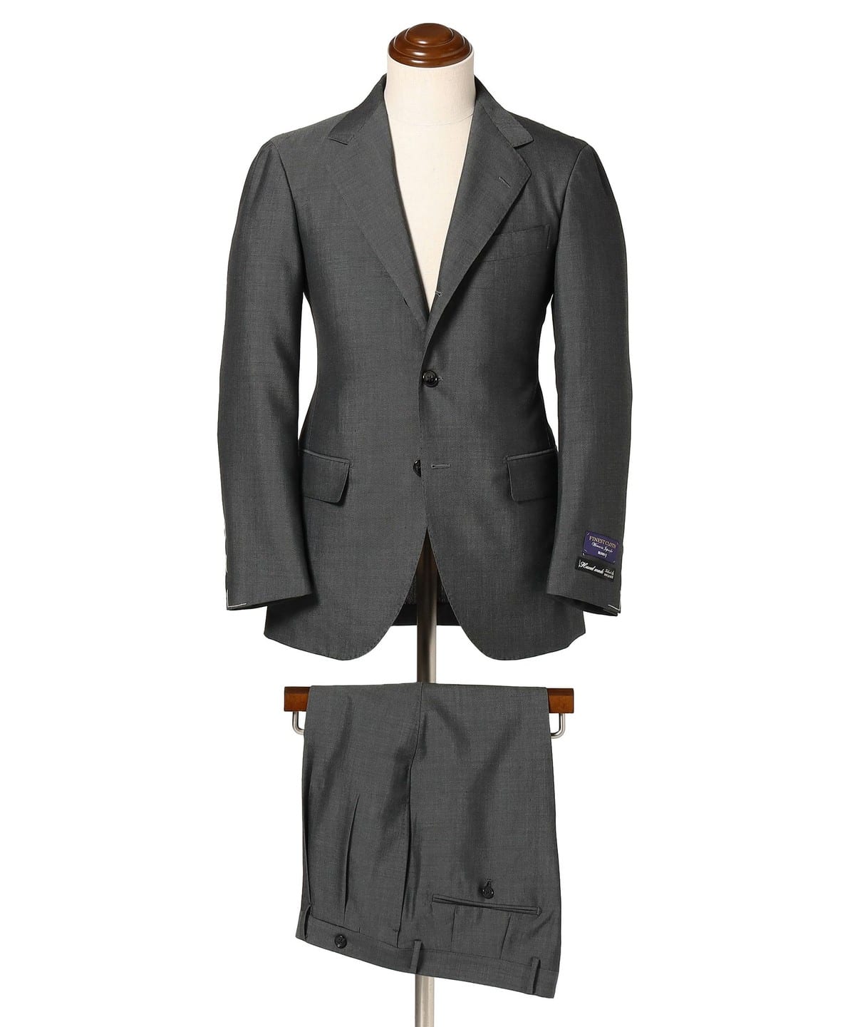 BEAMS F（ビームスF）HANDMADE ウールモヘヤ ソリッド スーツ（スーツ