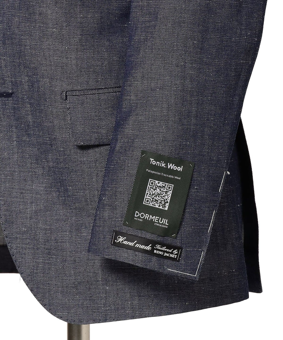 BEAMS F（ビームスF）HANDMADE DORMEUIL ウールリネン インディゴ