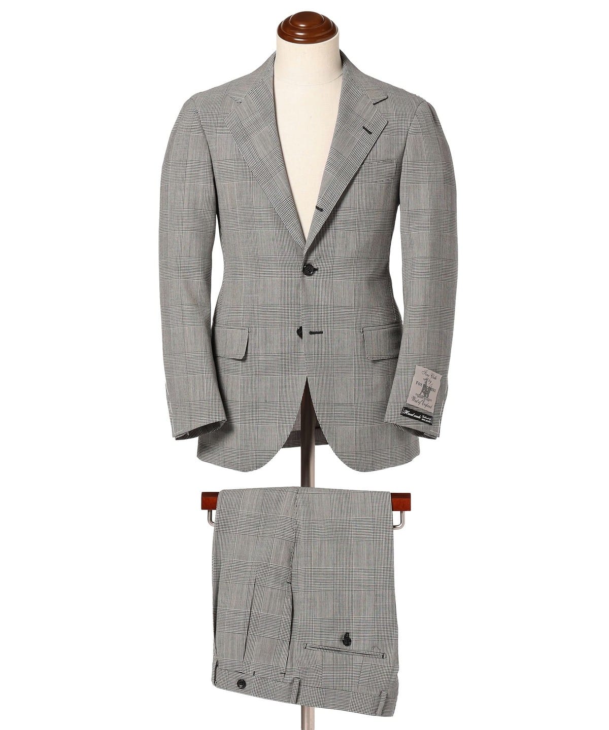 BEAMS F（ビームスF）HANDMADE FOX BROTHERS ウール グレンプレイド