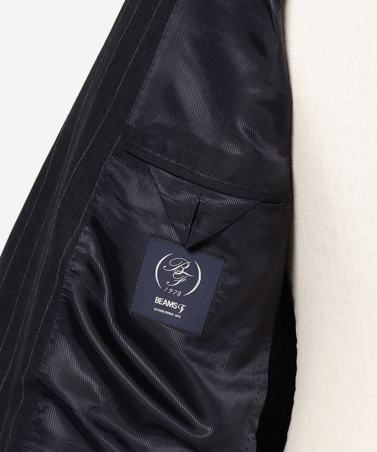 BEAMS F（ビームスF）HANDMADE MARLING & EVANS ウール ストライプ 
