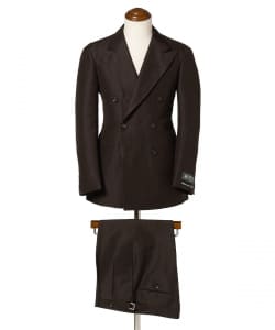 HANDMADE DORMEUIL リネンウール ダブルブレスト スーツ
