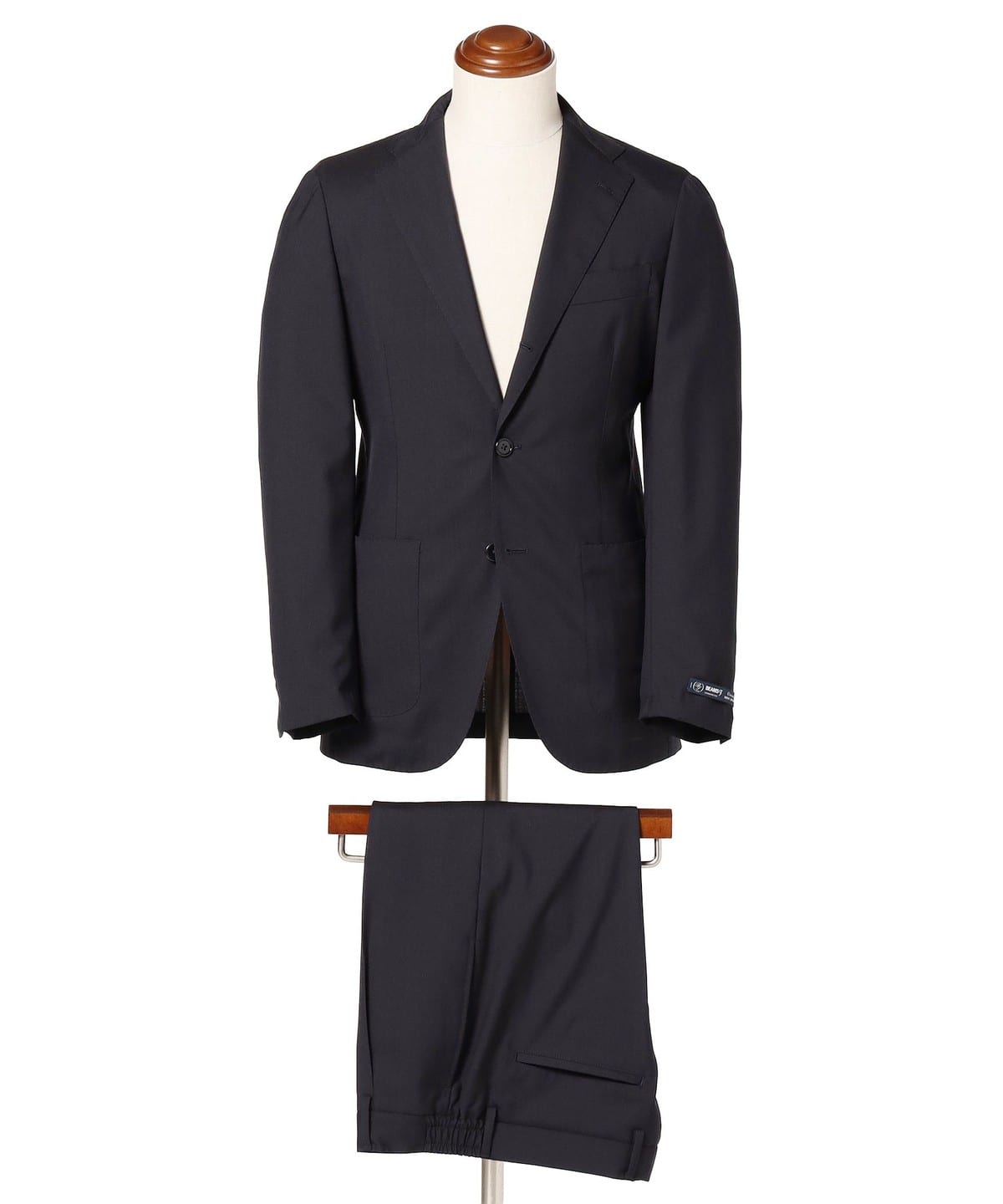 BEAMS F（ビームスF）NEW EASY ジャパンウール ネイビー スーツ