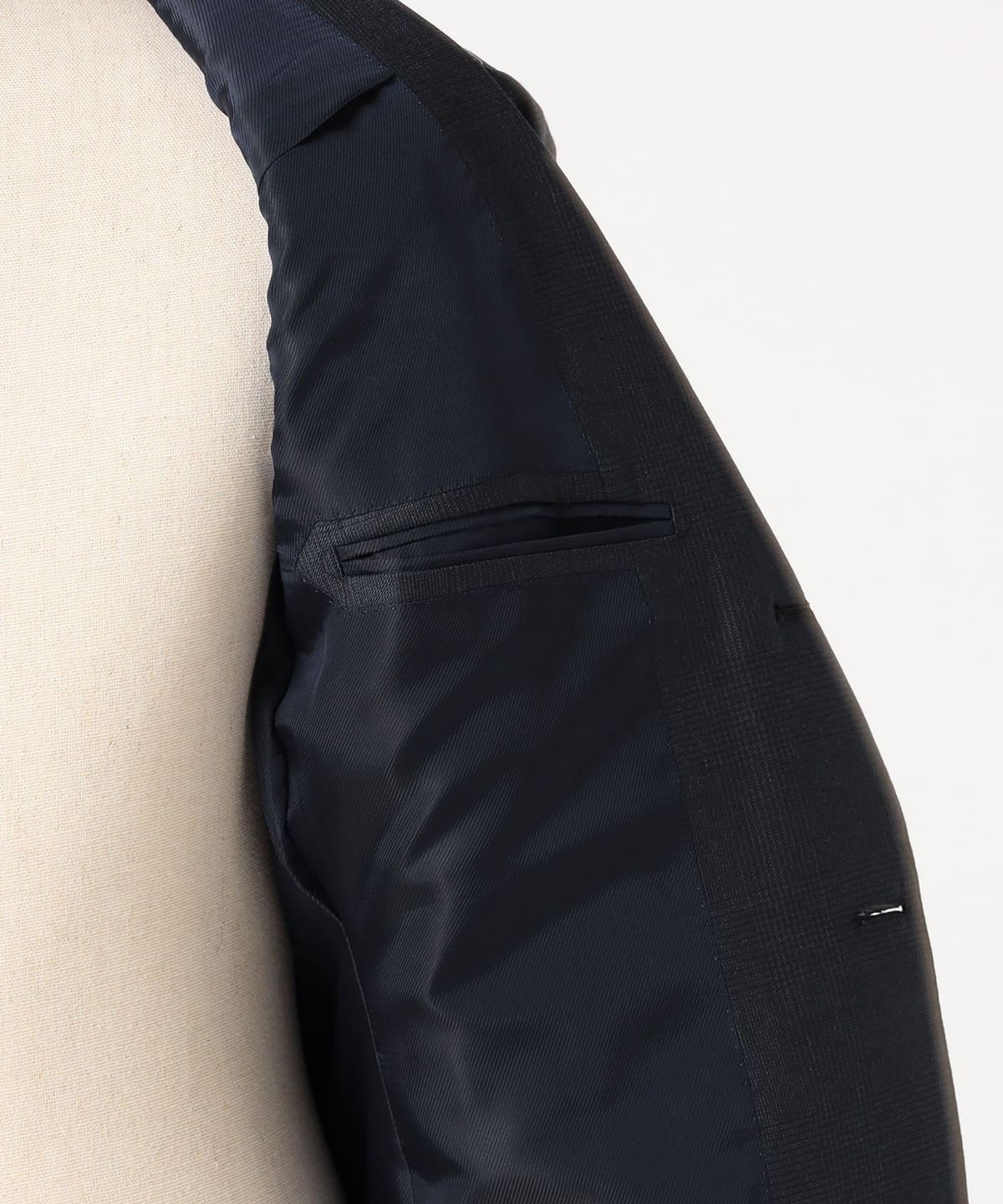 Ermenegildo Zegna 羊毛暗格紋西裝