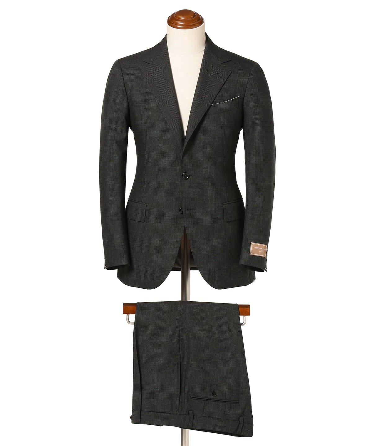 BEAMS F（ビームスF）LANIFICIO ROGNA ウール グレンプレイド スーツ