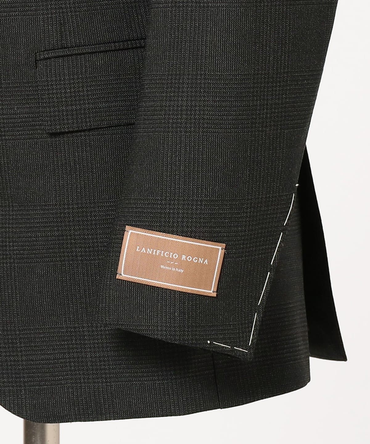 BEAMS F（ビームスF）LANIFICIO ROGNA ウール グレンプレイド スーツ