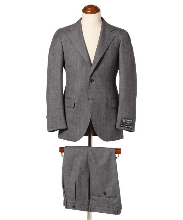 HANDMADE DORMEUIL ウール シャークスキン スーツ