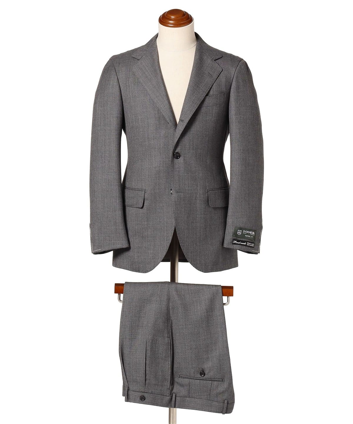 BEAMS F（ビームスF）HANDMADE DORMEUIL ウール シャークスキン スーツ