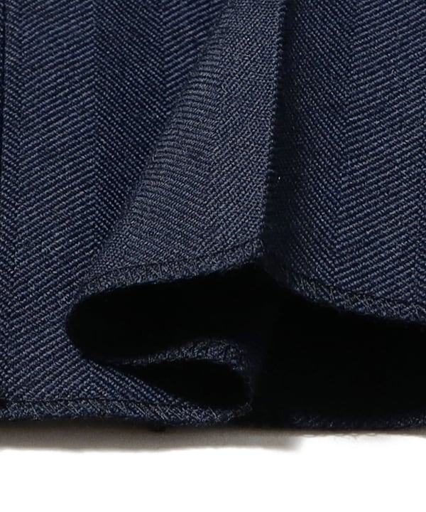 HANDMADE WILLIAM HALSTEAD ウールポリエステル ヘリンボーン スーツ