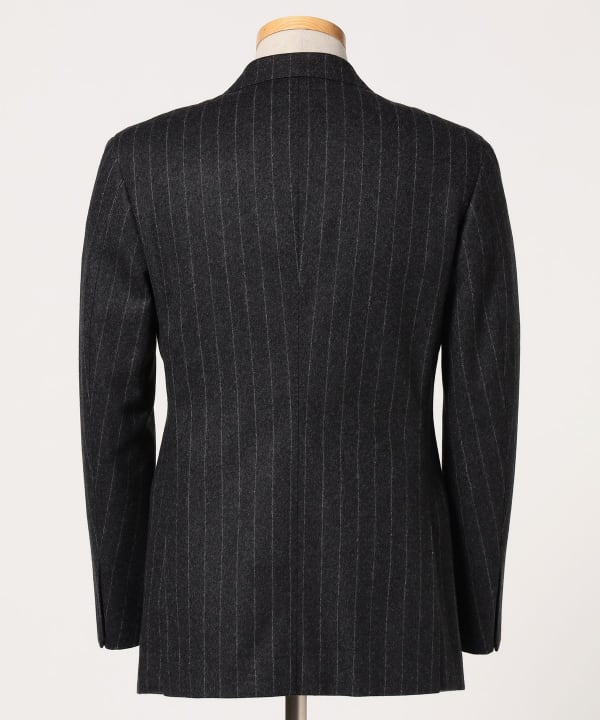 SARTORIA TRAMONTO / ウール フランネル ストライプ ダブルブレスト スーツ