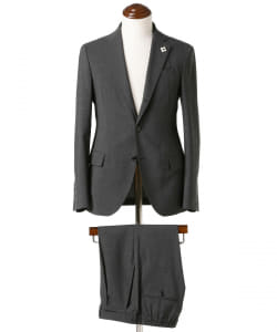 ▲LARDINI / 別注 EASY WEAR トロピカルウール ソリッド スーツ