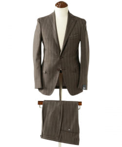 ▲Gabo / 別注 チョークストライプ スーツ