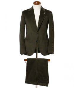 LARDINI × BEAMS F / 別注 EASY WEAR コーデュロイ スーツ