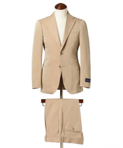 ▲BEAMS F / ANGELICO EASY コットンツイル スーツ