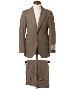 BEAMS F / FOX BROTHER グレンチェック スーツ