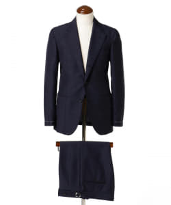 DALCUORE × BEAMS F / 別注 ウールモヘヤ ソリッド スーツ