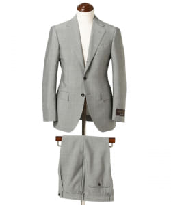 BEAMS F / CANONICO ウールモヘヤ ピンヘッド スーツ