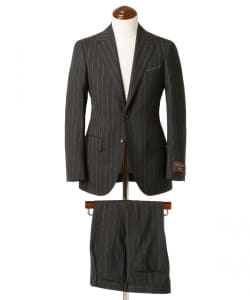BEAMS F / CANONICO チョークストライプ スーツ