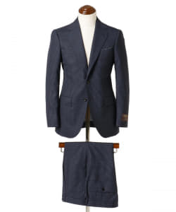 BEAMS F / CANONICO ハウンドトゥース スーツ