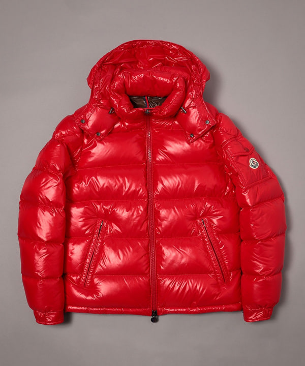 BEAMS F（ビームスF）MONCLER / MAYA フーデッド ダウンジャケット