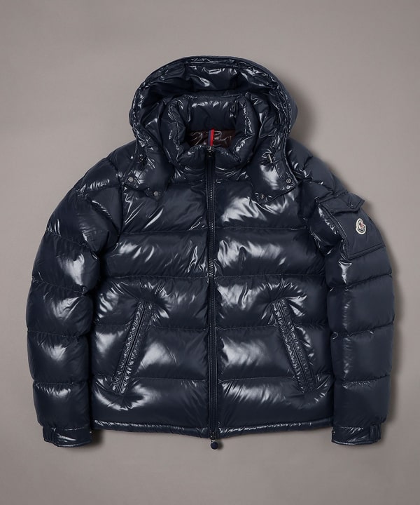 BEAMS F（ビームスF）MONCLER / MAYA フーデッド ダウン