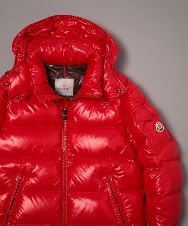 BEAMS F（ビームスF）MONCLER / MAYA フーデッド ダウンジャケット ...