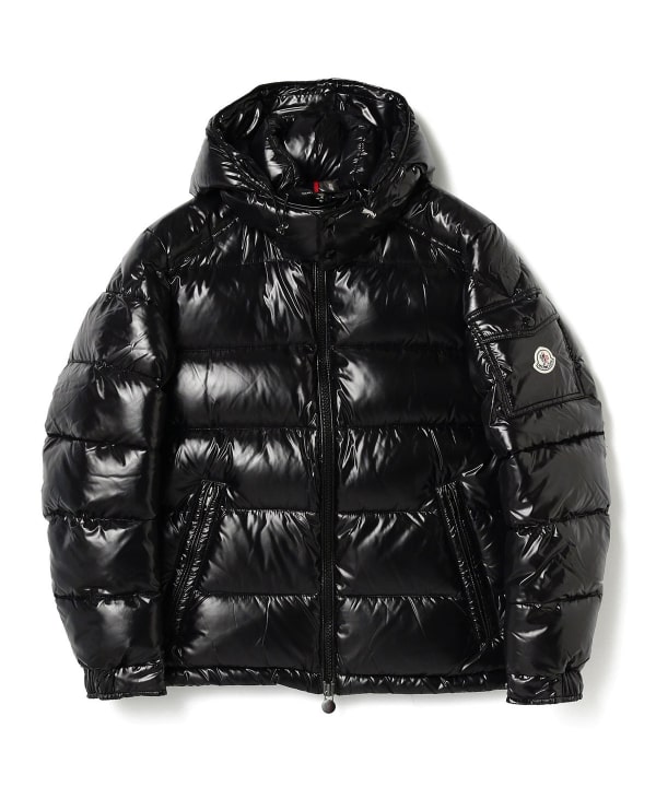 BEAMS F（ビームスF）MONCLER / MAYA フーデッド ダウンジャケット ...