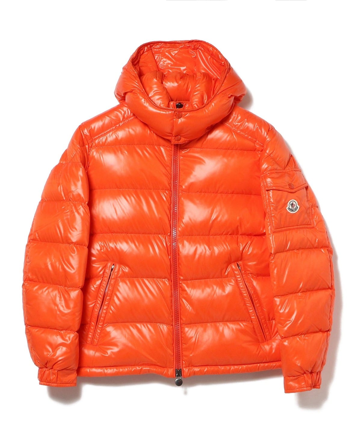 MONCLER モンクレール / MAYA フーデッド ダウンジャケット ブルゾン MEN ORANGE/326 0 MONCLER モンクレール / MAYA フーデッド ダウンジャケット ブルゾン MEN ORANGE/326 0