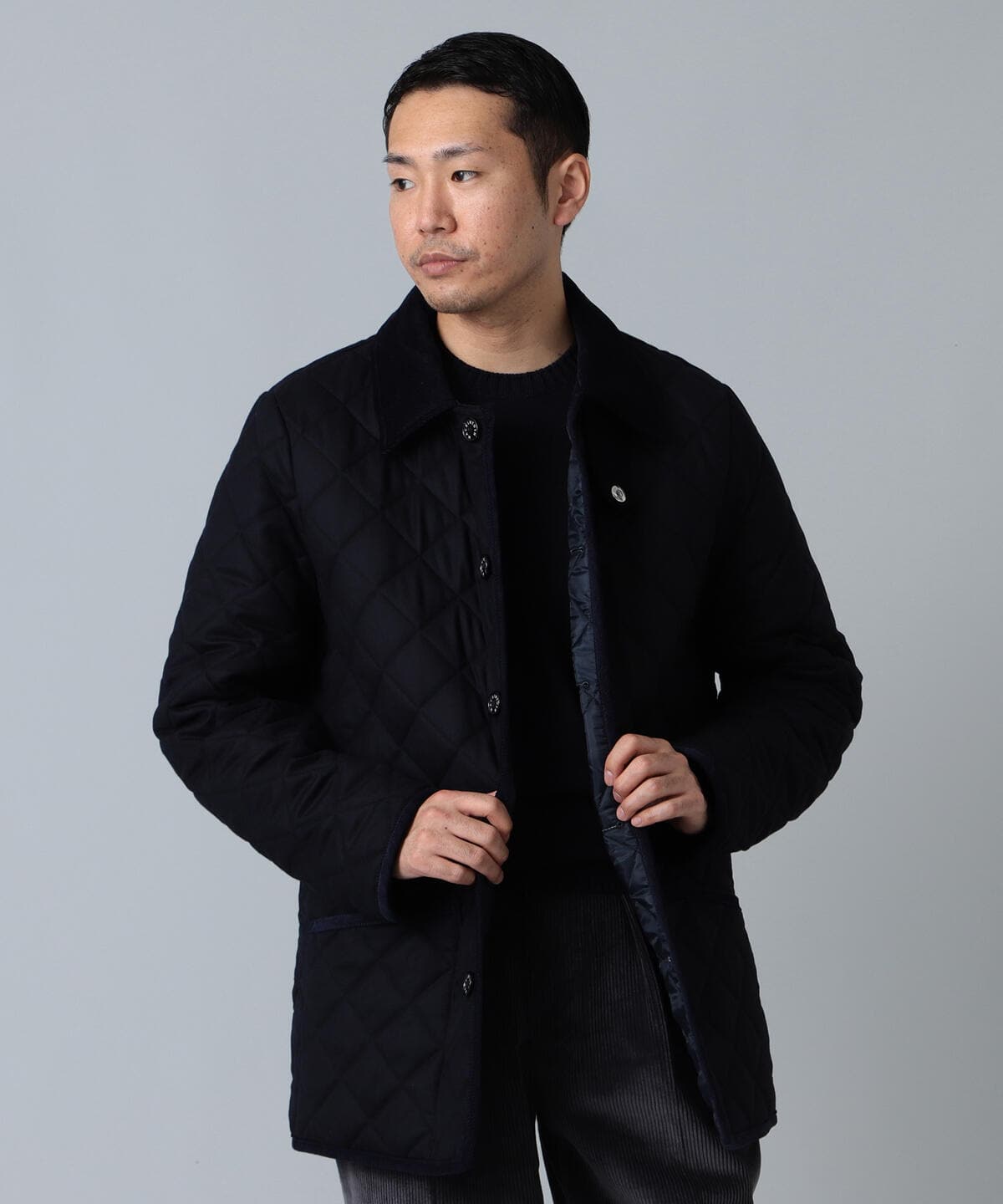 マッキントッシュ MACKINTOSH ウールキルティングジャケット 36