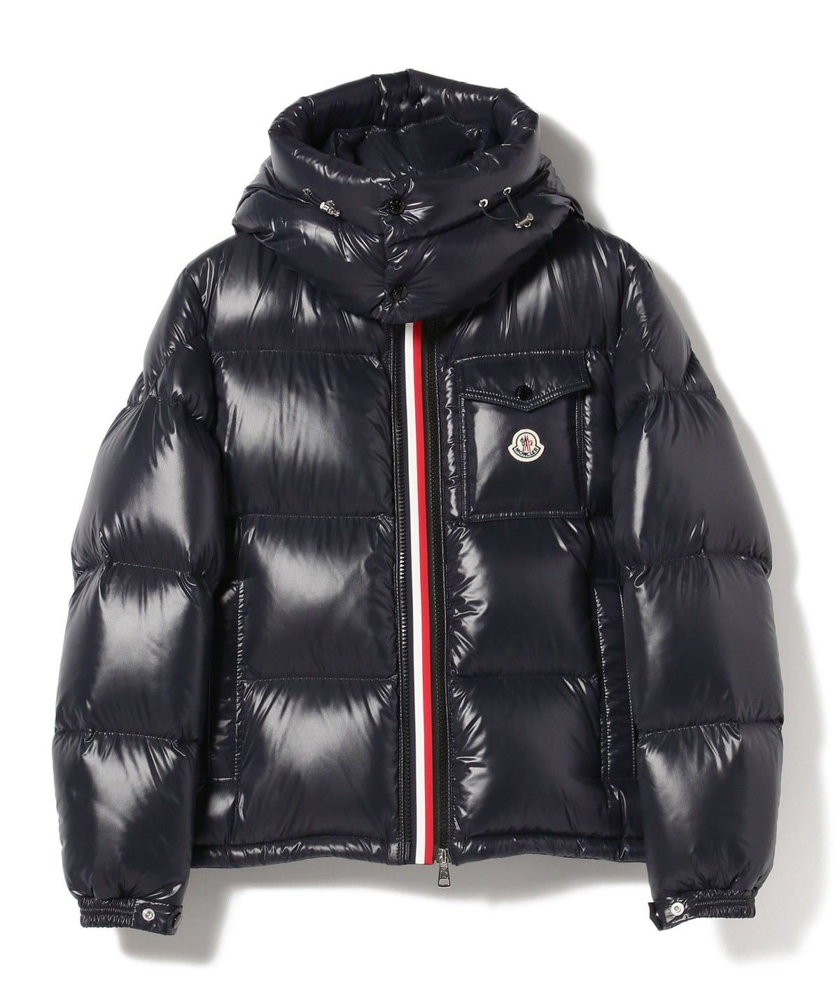 MONCLER リバーシブル ショート ダウンジャケット 黒 カーキ M